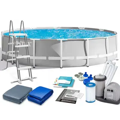 Intex pool 5.49 x 1.22 m Full package Bestway مسبح بركة