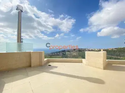 Apartment For Sale in Rabweh with Terrace شقة للبيع في الربوه CPCF04