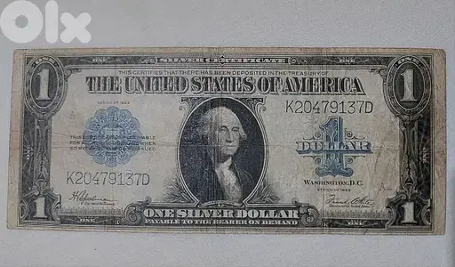 USA Very Large Dollar Banknote year 1923