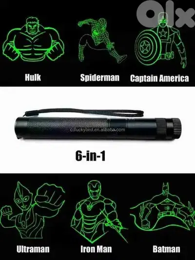 Special Edition 6in1 Green Laser Pointer
