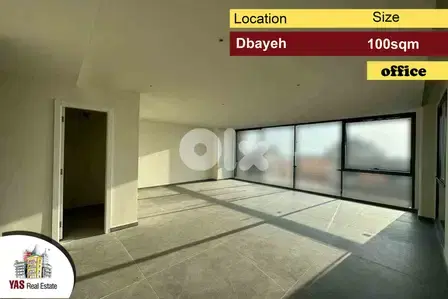 Dbayeh 100m2 | Office | Open Space | Prime Location | Catch | MJ |