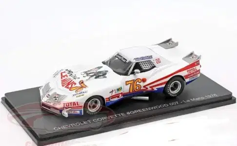 Chevrolet Corvette Greenwood (24h Le Mans 1976) diecast car model 1;43