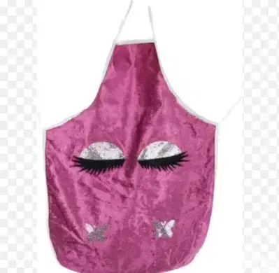 stunning velvet eyelash kitchen apron