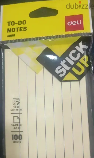 DELI STICK UP-TO DO LIST NOTES