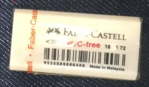 FABER CASTELL PVD FREE PEN ERASER SMALL