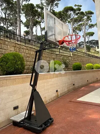 Portable basketball hoop 140 cm x 80 cm
