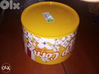 popcorn plastic bowl 21 cm new