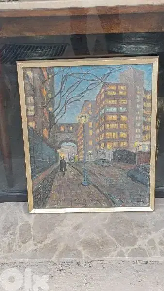 لوحة رسم زيتي اوروبية