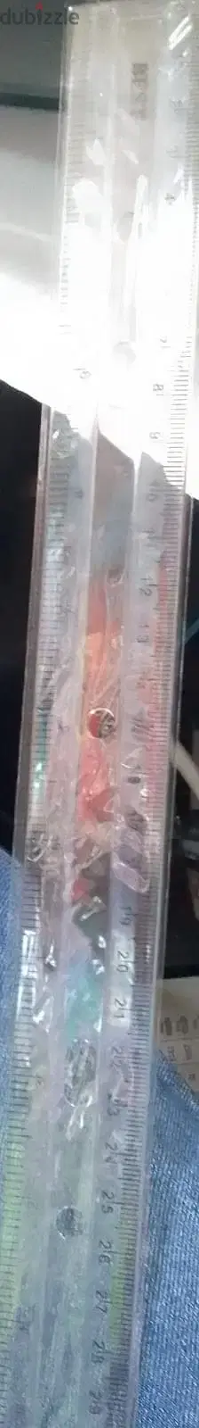 مسطرة بلاستيك 30 سنتم