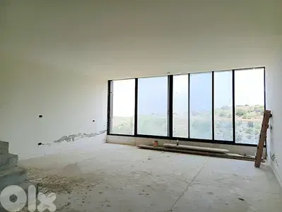 300 SQM Duplex in Mansourieh, Metn with Mountain and City View