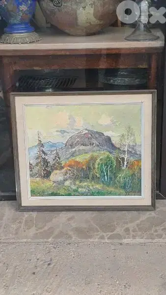 لوحة رسم زيتي اوروبية