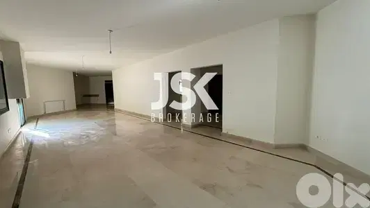 L15611-Spacious Apartment With Terrace for Rent in Broumana
