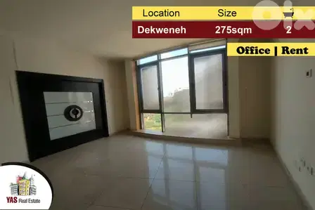 Dekweneh 275m2 | Office For Rent | Prime Location | High End | AA |
