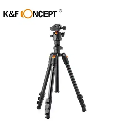K&F Lightweight BI234M Tripod with Ball HeadOR Video Head