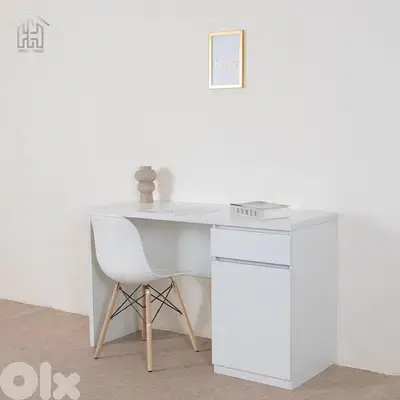 new office desk colour white high quality
