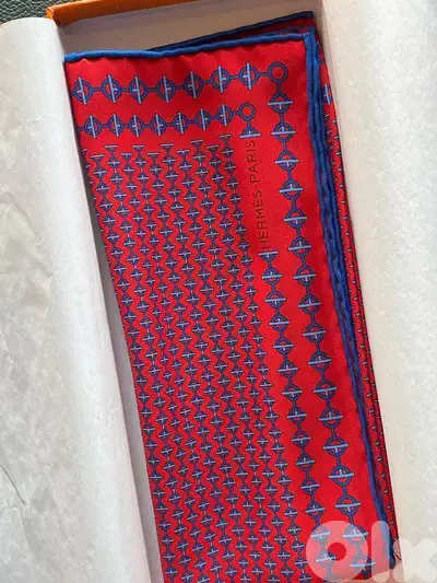 Hermès Pochette silk scarf & pocket