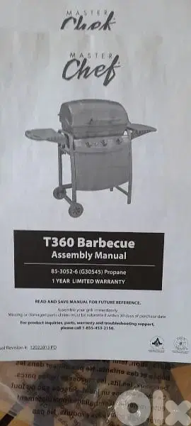 للبيع بربكيو مستر شيف