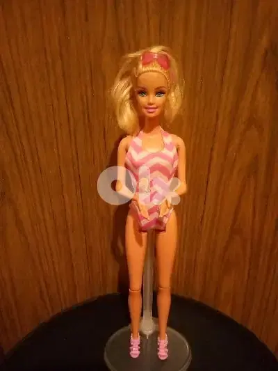 Barbie Puppy Swim School great Mattel doll moves her hands up+Shoes+Sg