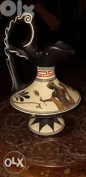 ابريق فخار رسم ايد سعره 20$