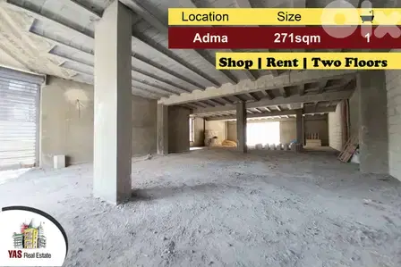 Adma 271m2 | Shop | Rent | Two Floors | Prime Location | IV |