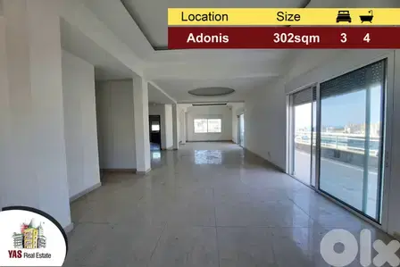 Adonis 302m2 | Specious Apartment | Well Lighted | Sea View | CH |