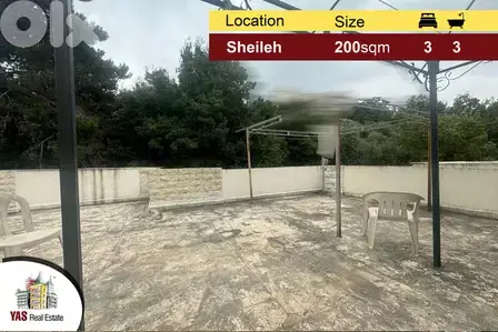 Sheileh 200m2 | 200m2 Terrace | Prime Location | Mountain view | EL |