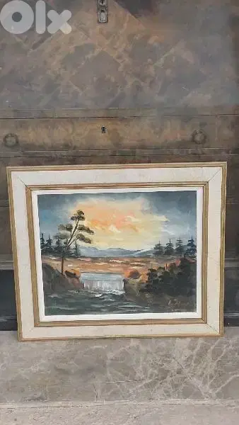 لوحة رسم زيتي اوروبية