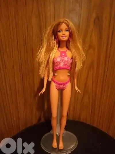 BATH PLAY FUN BARBiE Mattel 2010 As new doll, her swim suit, bend legs