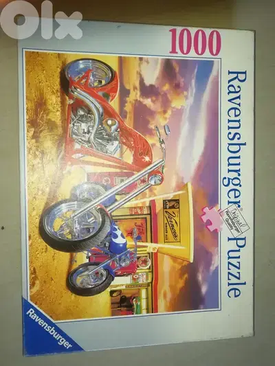 "Hot wheels" Ravensburger puzzle 1000 70*50cm used