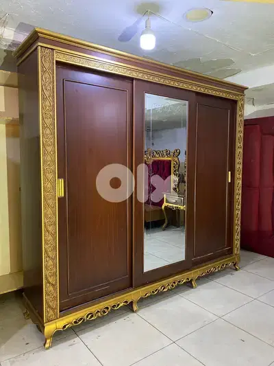 اوضة نوم ملكية سحاب خشب زان ولاتي كلا ملبسة قشرة زان تخت ملكي
