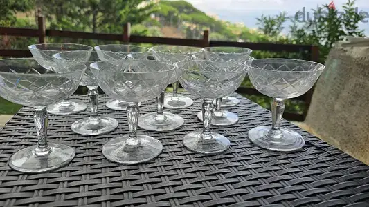 طقم كبايات كريستال Set of Crystal glasses