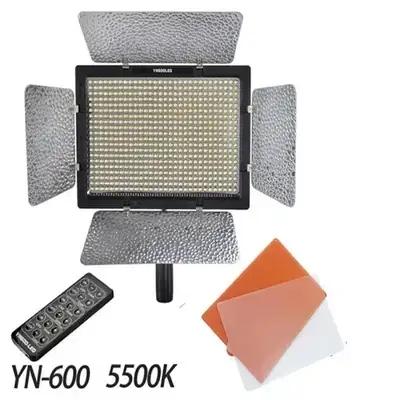 Yongnuo YN-600LC with adapter and remote