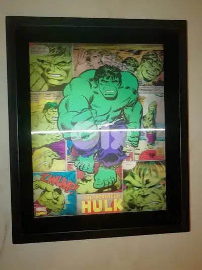 The incredible hulk 3d leticular photo and frame 25*30cm