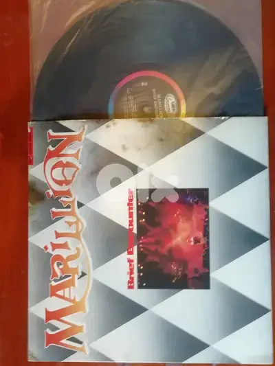Marillion "Brief encounter" vinyl  cover have some stains vinyl vg
