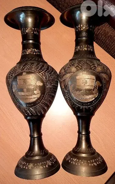 Copper vases اواني نحاس