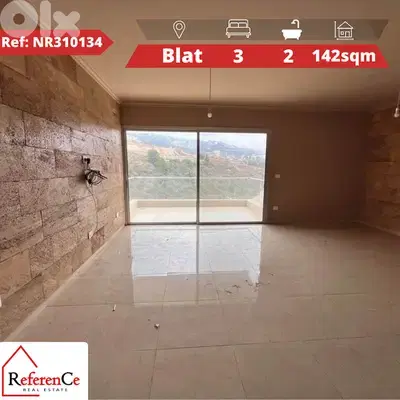 Apartment for sale with view in Blat شقة للبيع مطلة في بلاط