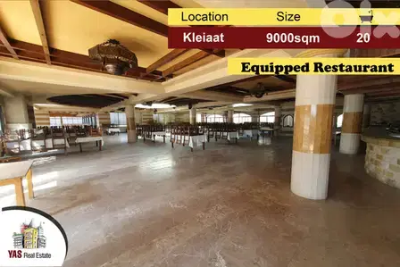 Kleiaat 9000m2 | Furnished & Equipped Restaurant | View | KH |