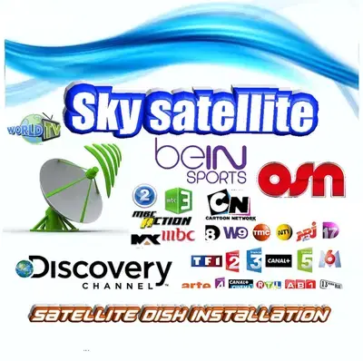 Sky-Eur38Vتركيب الستلايت في لبنان