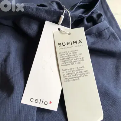 Celio Original Men's T-Shirt SUPIMA, (Navy Blue size L ) 35$