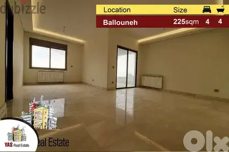 Ballouneh 225m2 | Brand New | Panoramic View | Luxury |