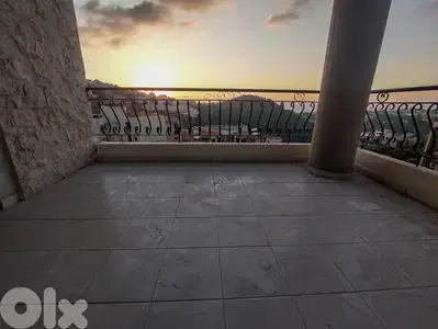310 SQM Furnished Duplex in Zikrit, Metn with a Breathtaking Sea View