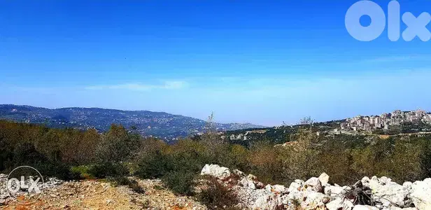 L07887 Land for Sale in Kfarzebian with Panoramic View - Cash!!