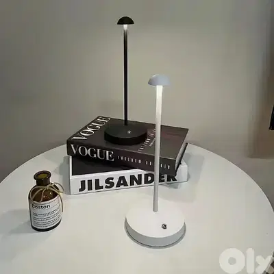 Mushroom Table Lamp, Warm LED, USB Charging, Modern Design