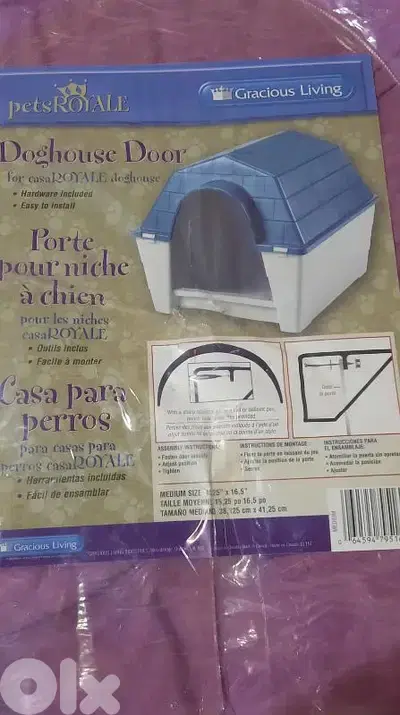 Dog house Transparent door. Size 38 cm x 41 cm