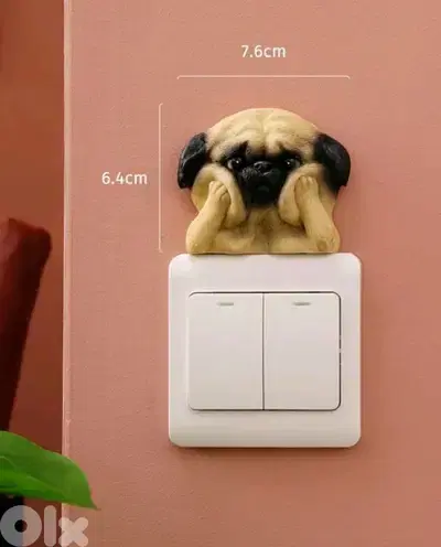 cute puppy wall decoration