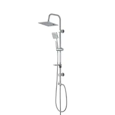 Modern Shower Set with 5 Spray Modes, 2 Washing Heads, 70cm