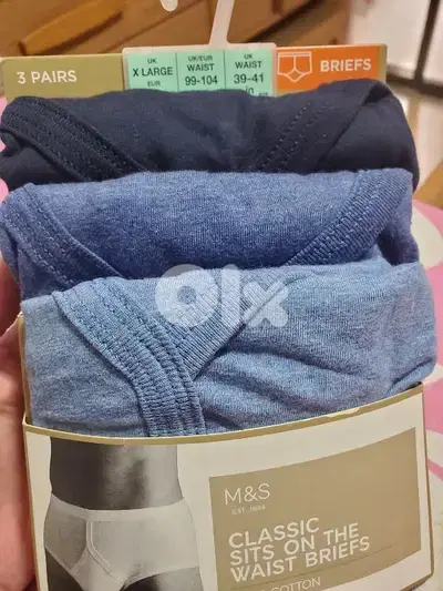 3 pants XL ماركة Marks & Spencer
