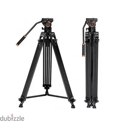 K&F 72"/1.8m Video Tripod Aluminum Transverse Center Column KF09.121