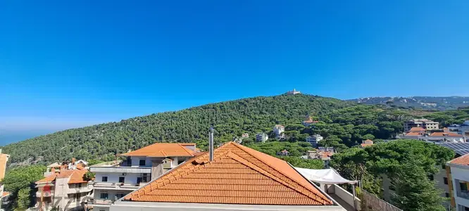 Apartment For Sale in Broumana Sea &Mountain View|شقة للبيع في برومانا