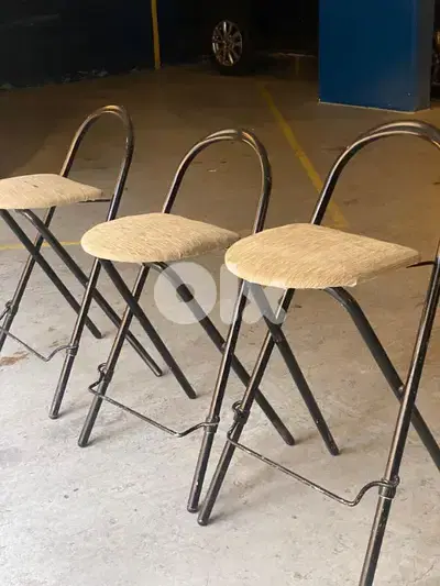 Set of 3 Folding Chairs
